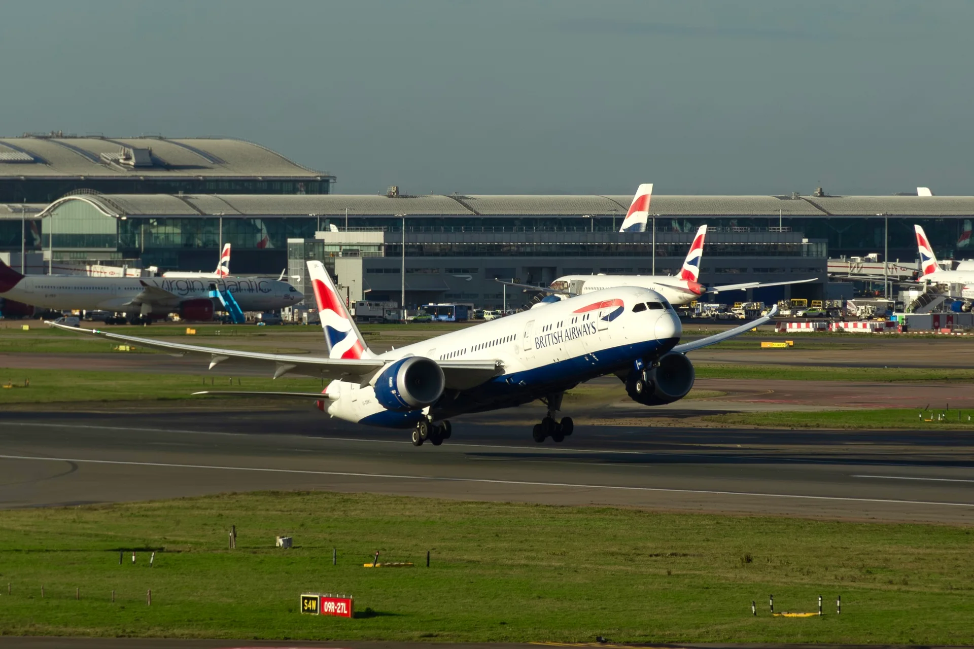 British Airways lifting off