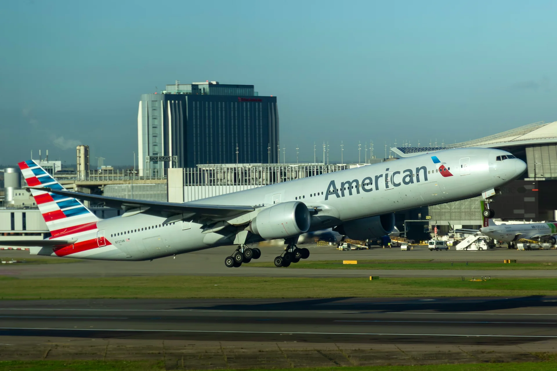 American Airlines rotating