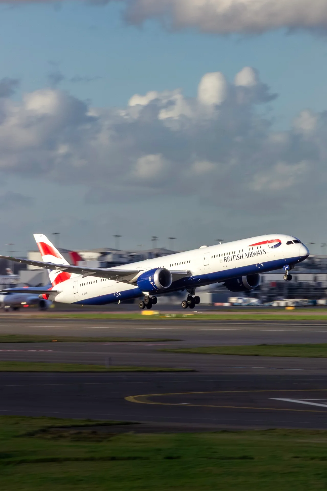 British Airways on departure