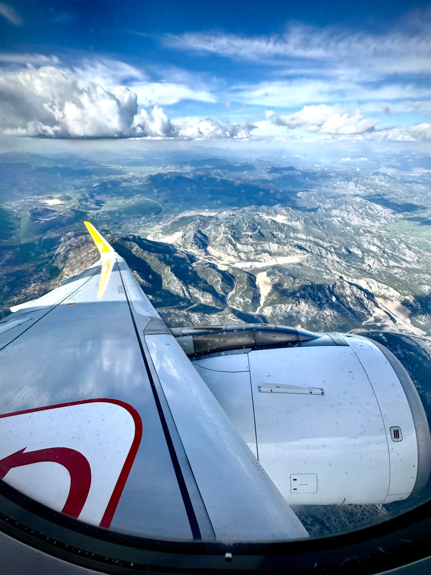 Above the mountains